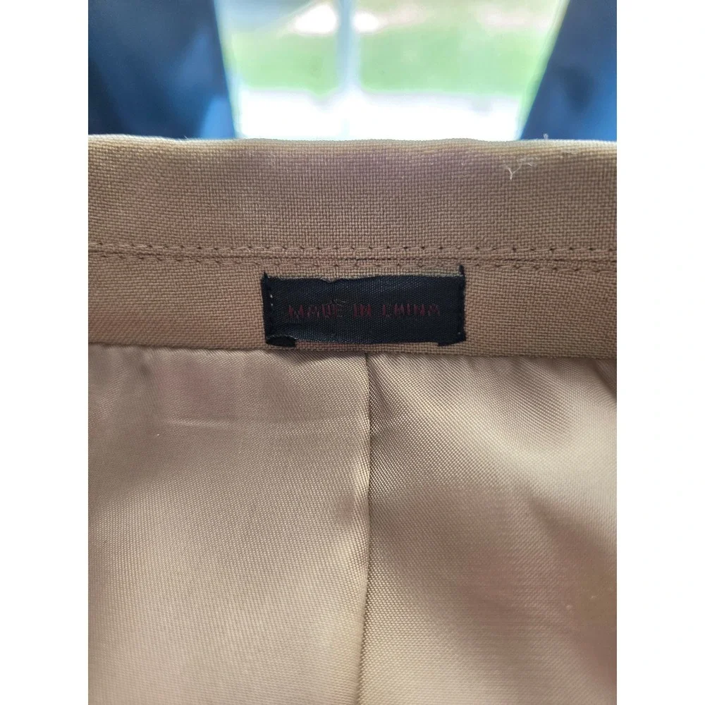 Gianni Vironi Mens Tan Beige 3 Button Blazer Sport Coat Jacket 42R Classic Fit